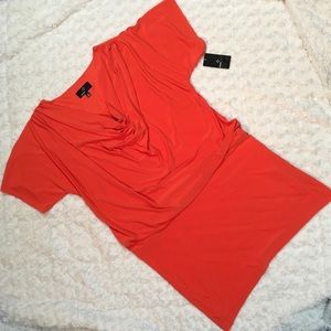 Ronni Nicole Bodycon Dress Draped Neckline NWT